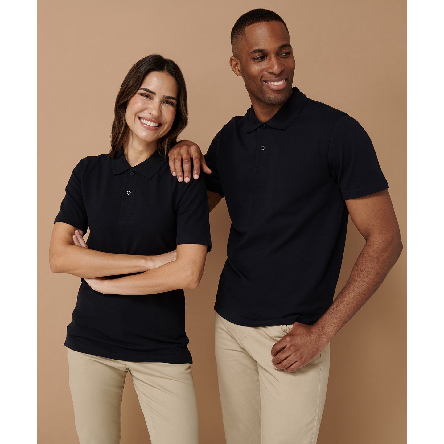 Henbury Stretch Piqué Polo Shirt