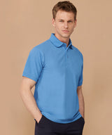 Henbury 65/35 Classic Piqué Polo Shirt - Mid Blue