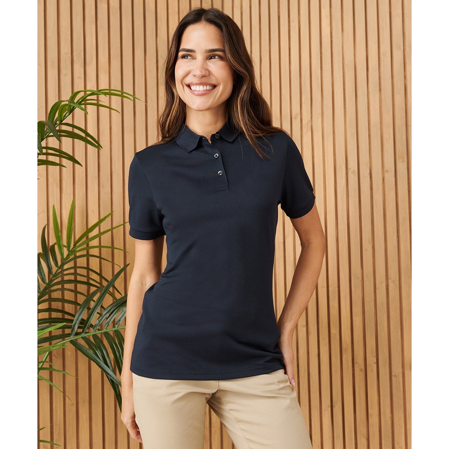 Henbury Women's Recycled Polyester Polo Shirt