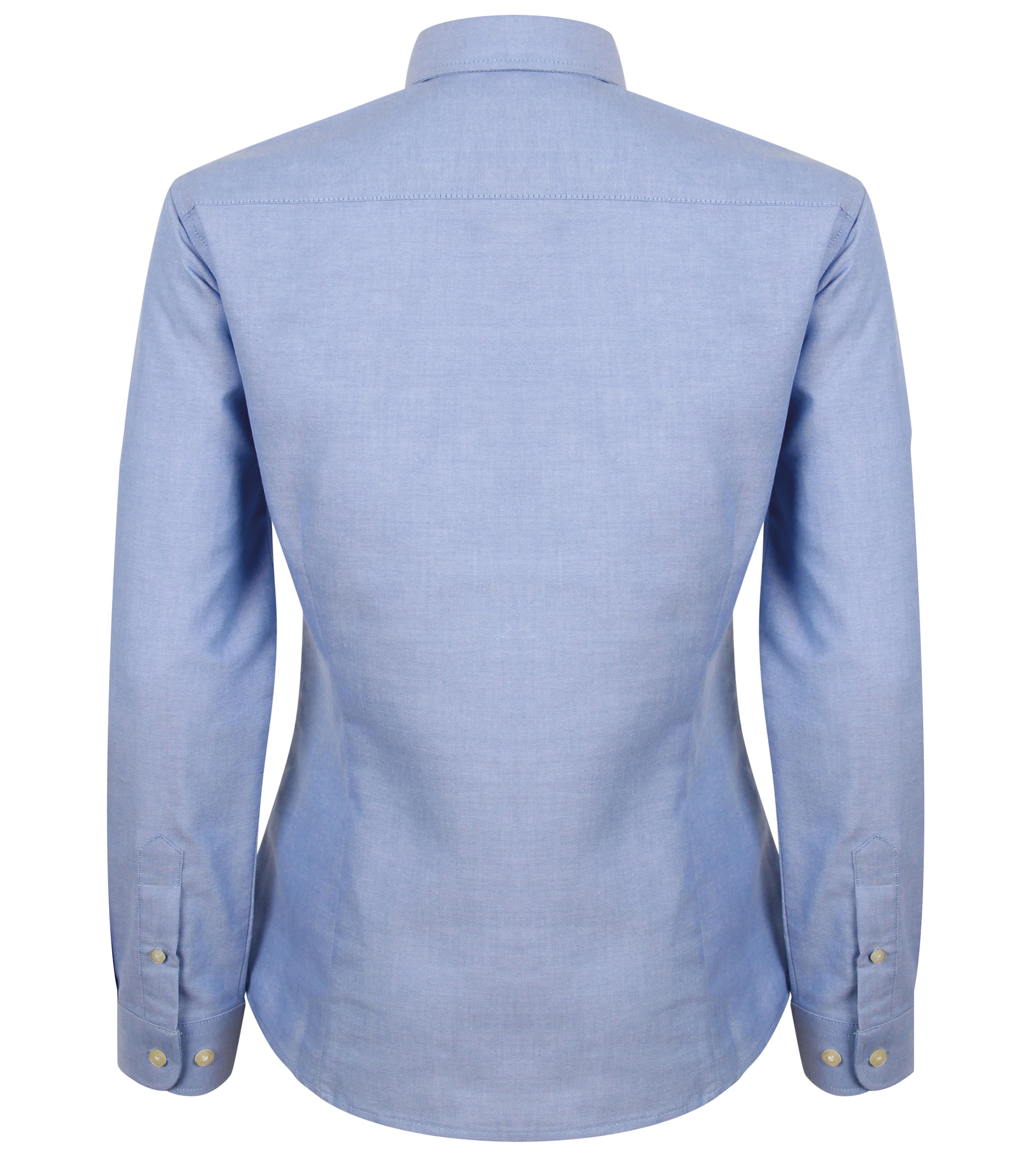 Henbury Women's Modern Long Sleeve Oxford Shirt