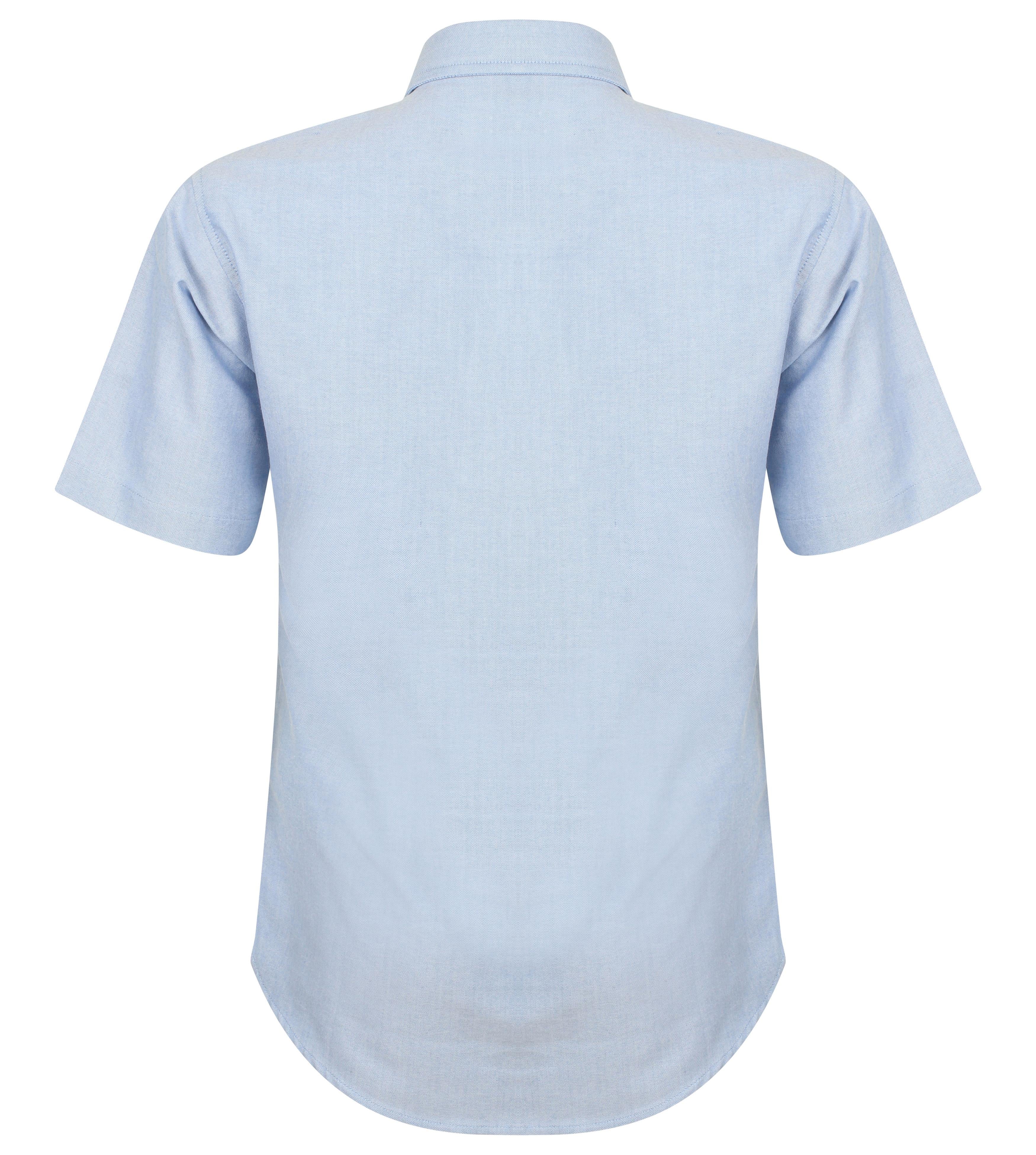 Henbury Women's Short Sleeve Classic Oxford Shirt