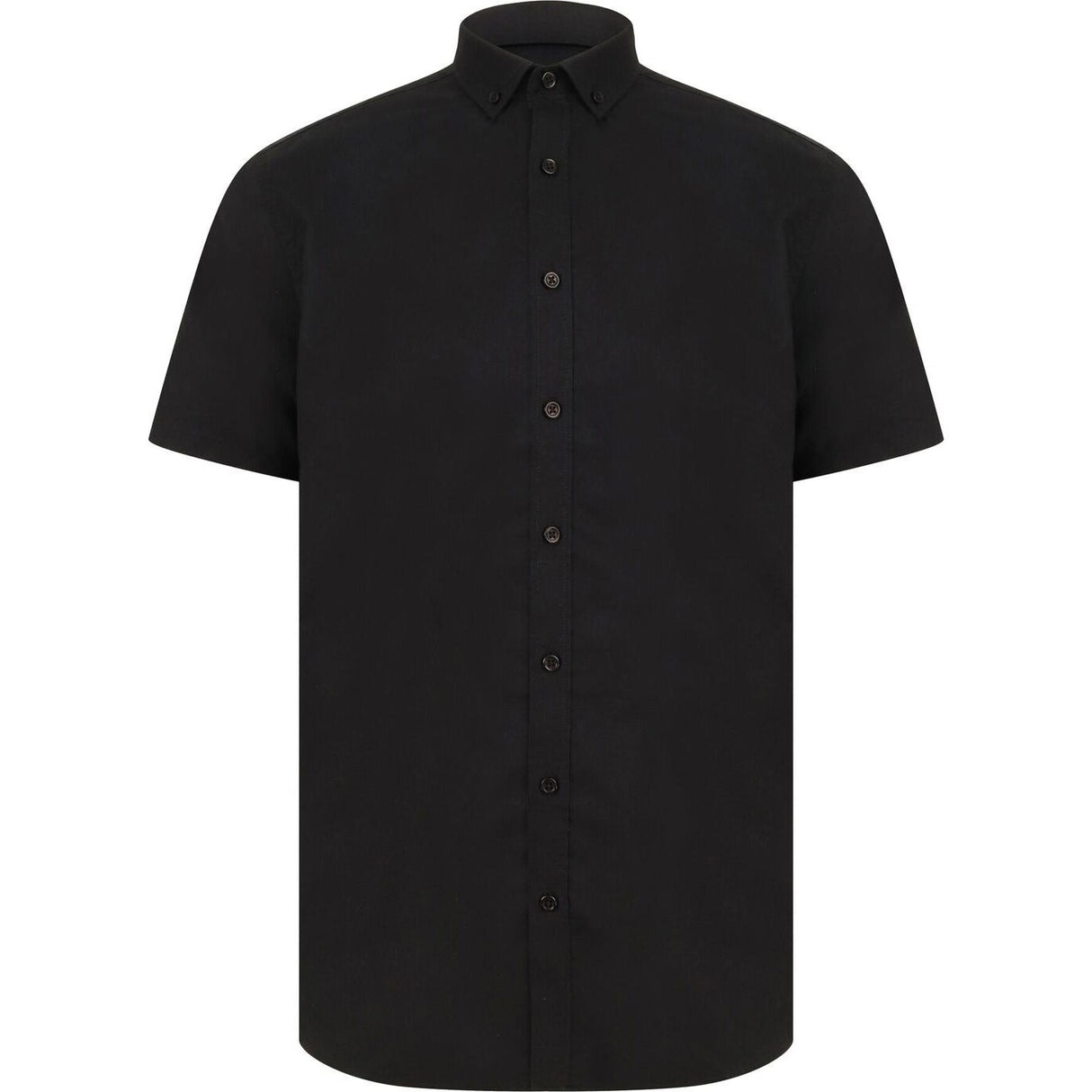 Henbury Modern Short Sleeve Oxford Shirt