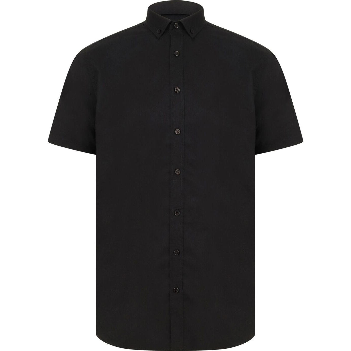 Henbury Modern Short Sleeve Oxford Shirt