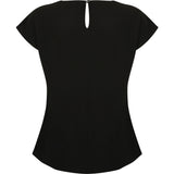 Henbury Women's Pleat Front Short Sleeve Blouse