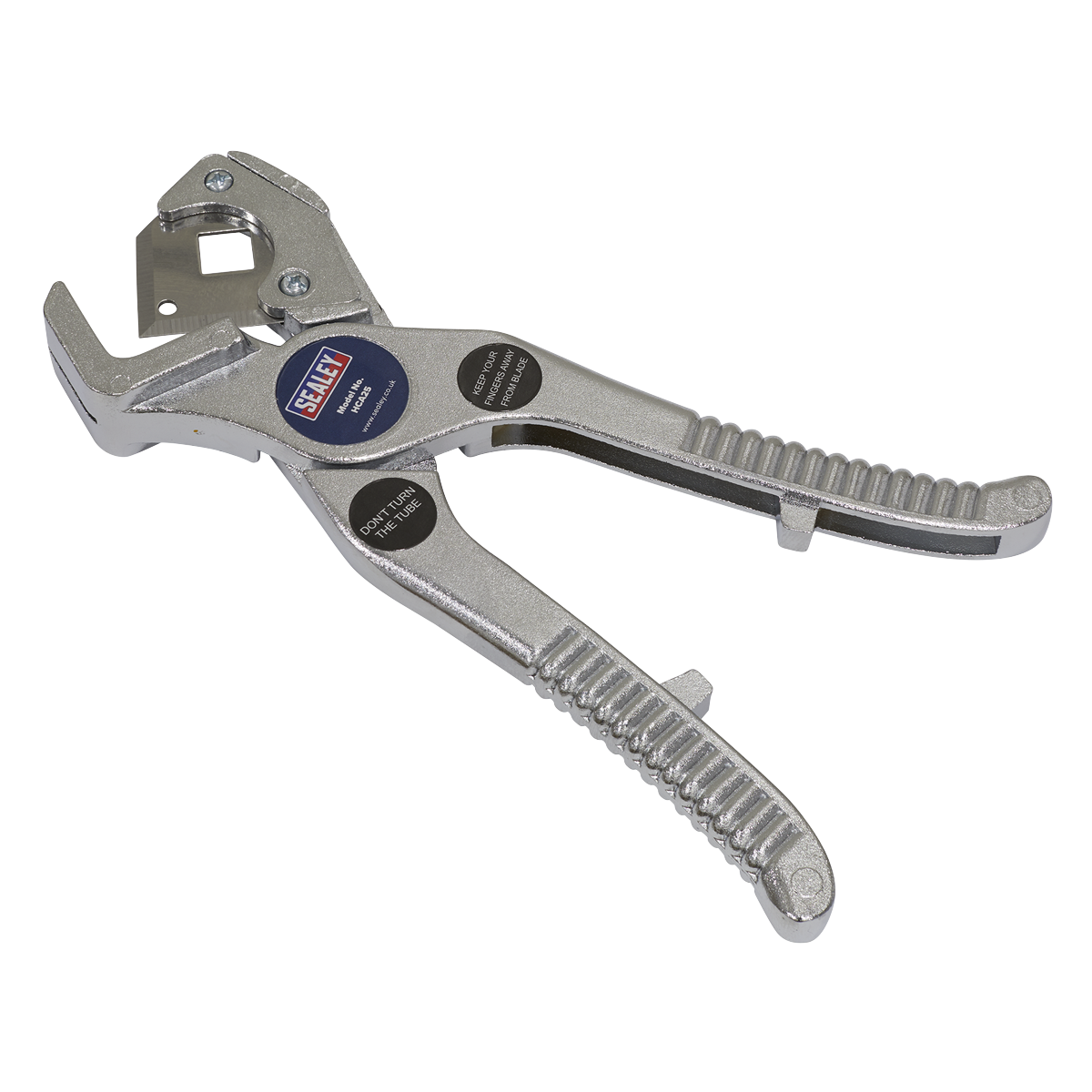 Sealey Rubber & Reinforced Hose Cutter Ø3-25mm Die-Cast Alloy