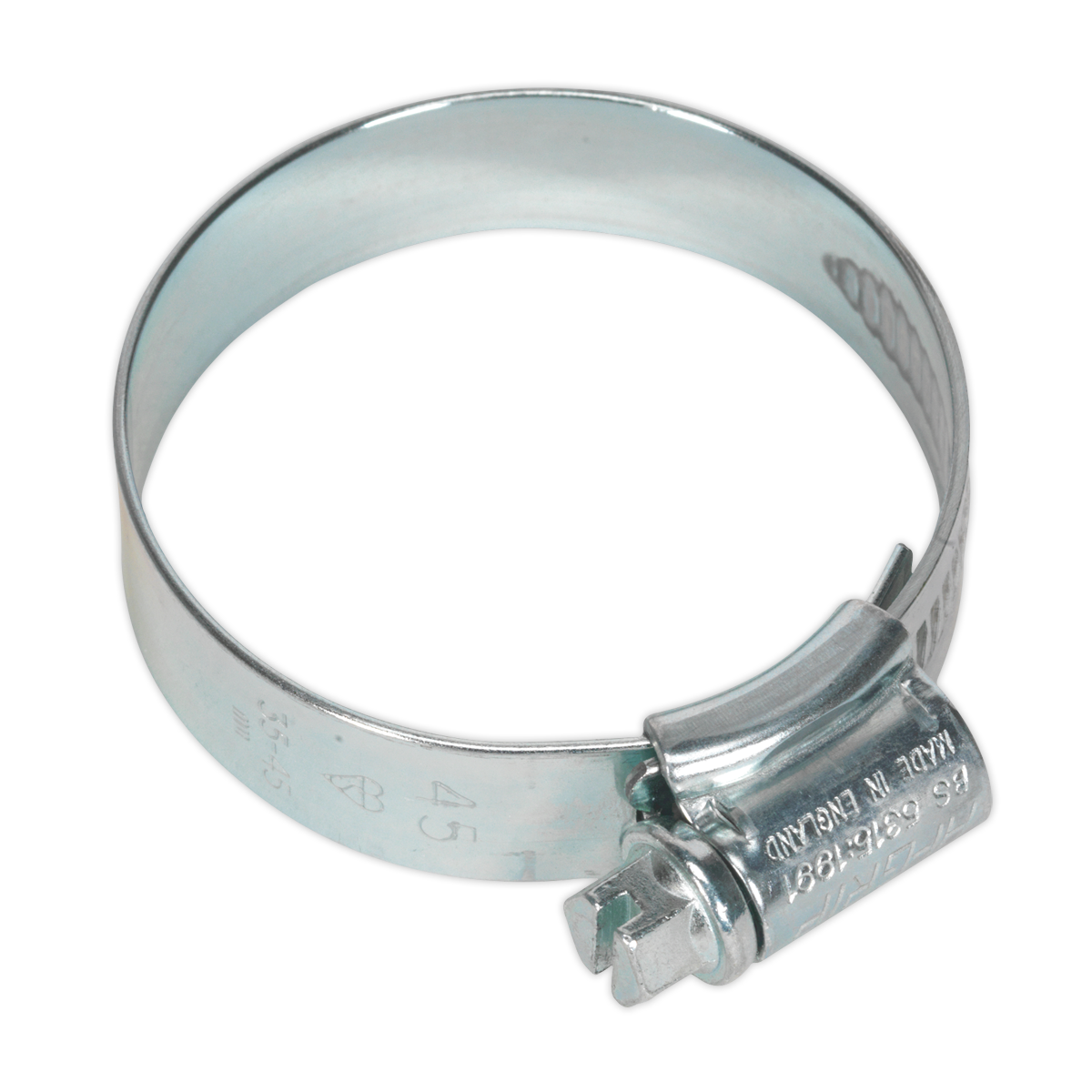 Sealey HI-GRIP® Hose Clip Zinc Plated Ø35-45mm Pack of 20