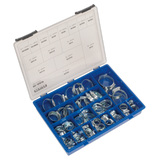 Sealey HI-GRIP® Hose Clip Assortment 81pc Sizes Ø9.5-55mm