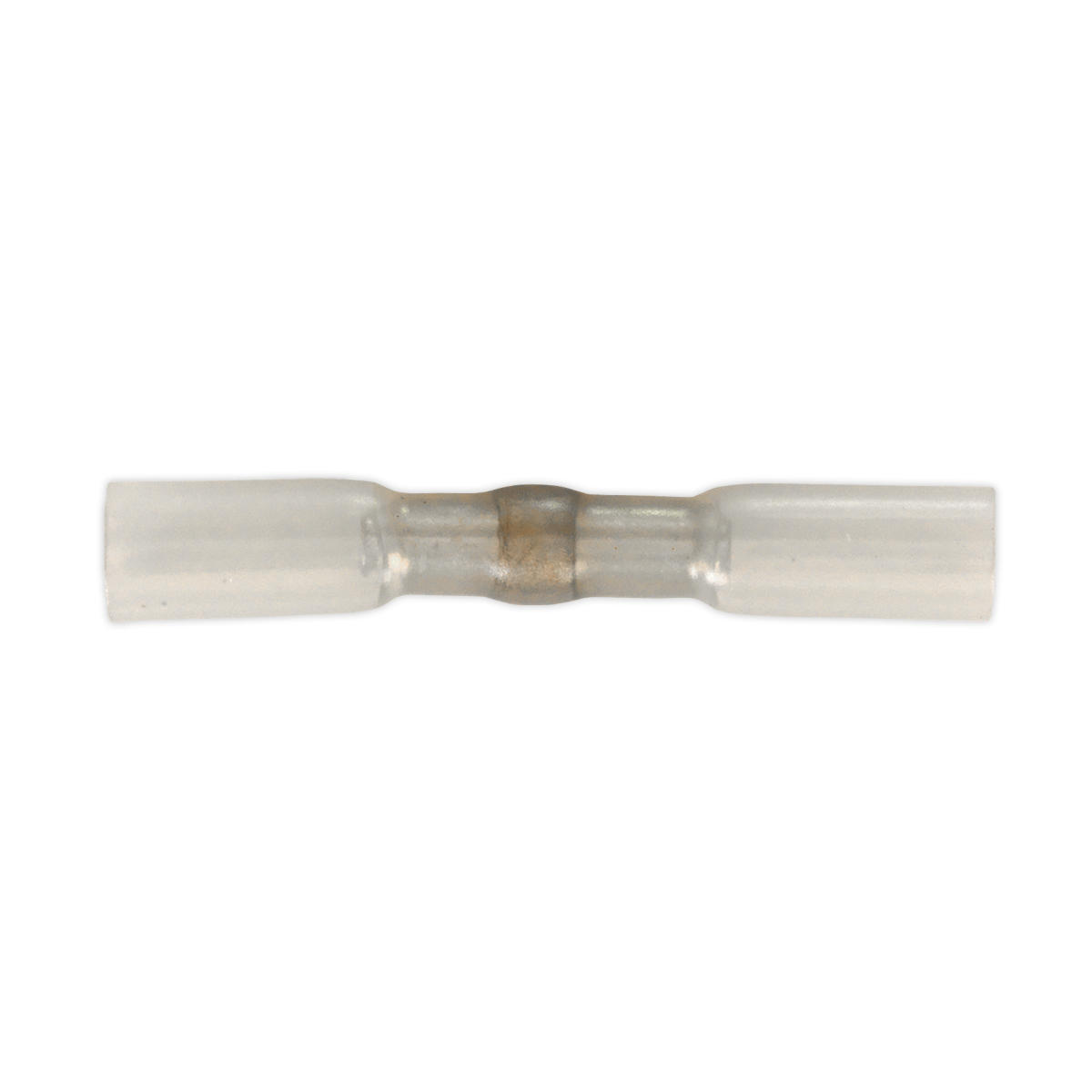 Sealey Heat Shrink Butt Connector with Crimp & Solder Clear Pack of 25