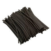 Sealey Heat Shrink Tubing Black 200mm 100pc