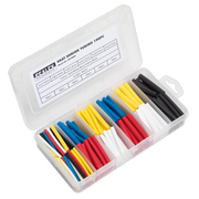Sealey Heat Shrink Tubing Assortment 190pc 50mm Mixed Colours