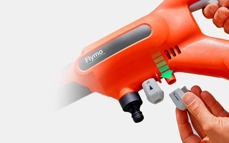 FLYMO EasiClean Li Plus – Cordless Battery Pressure Washer with Accessories