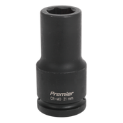 Sealey Impact Socket 21mm Deep 3/4"Sq Drive