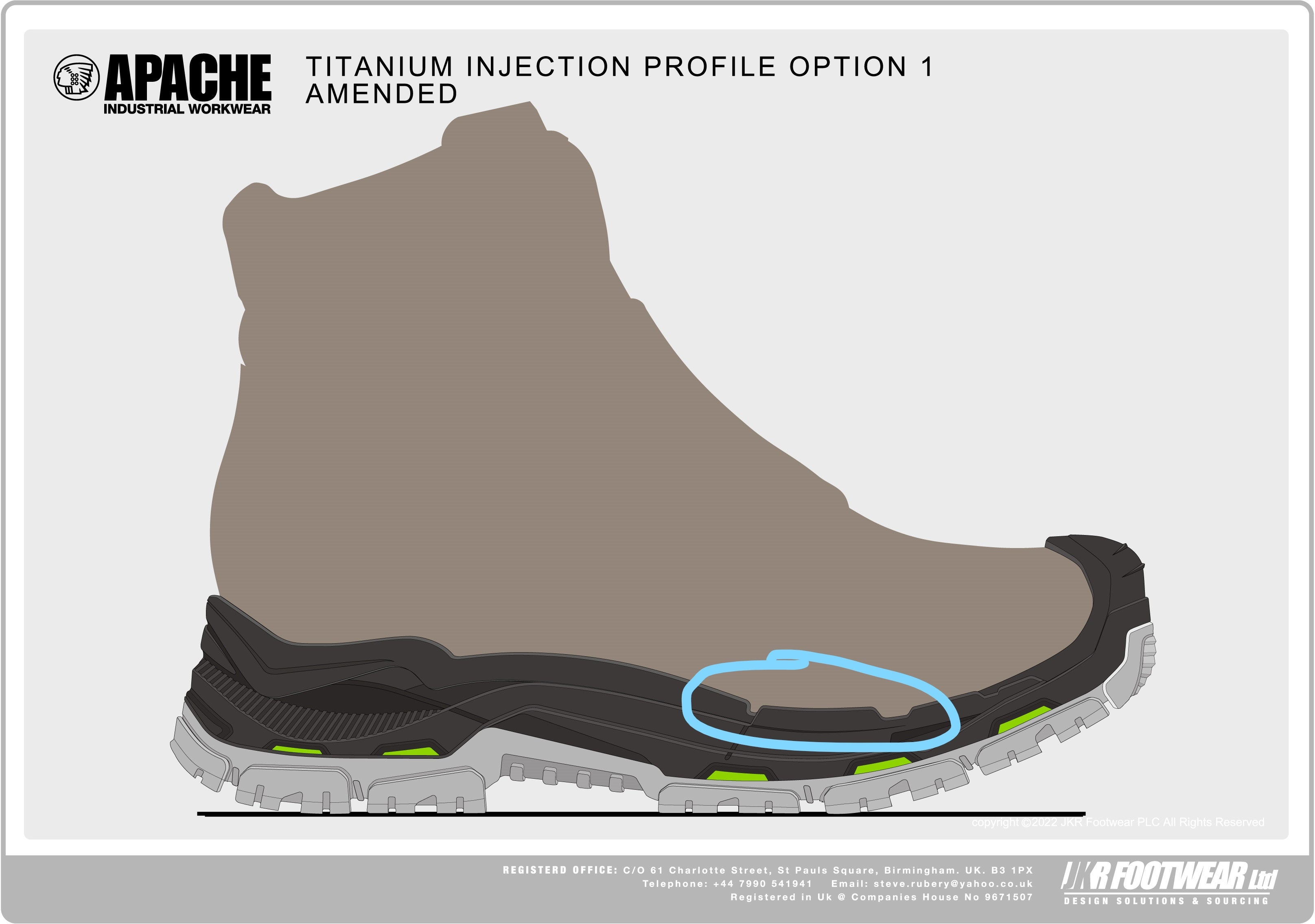 DeWalt Hammer Non-Metallic Safety Boots