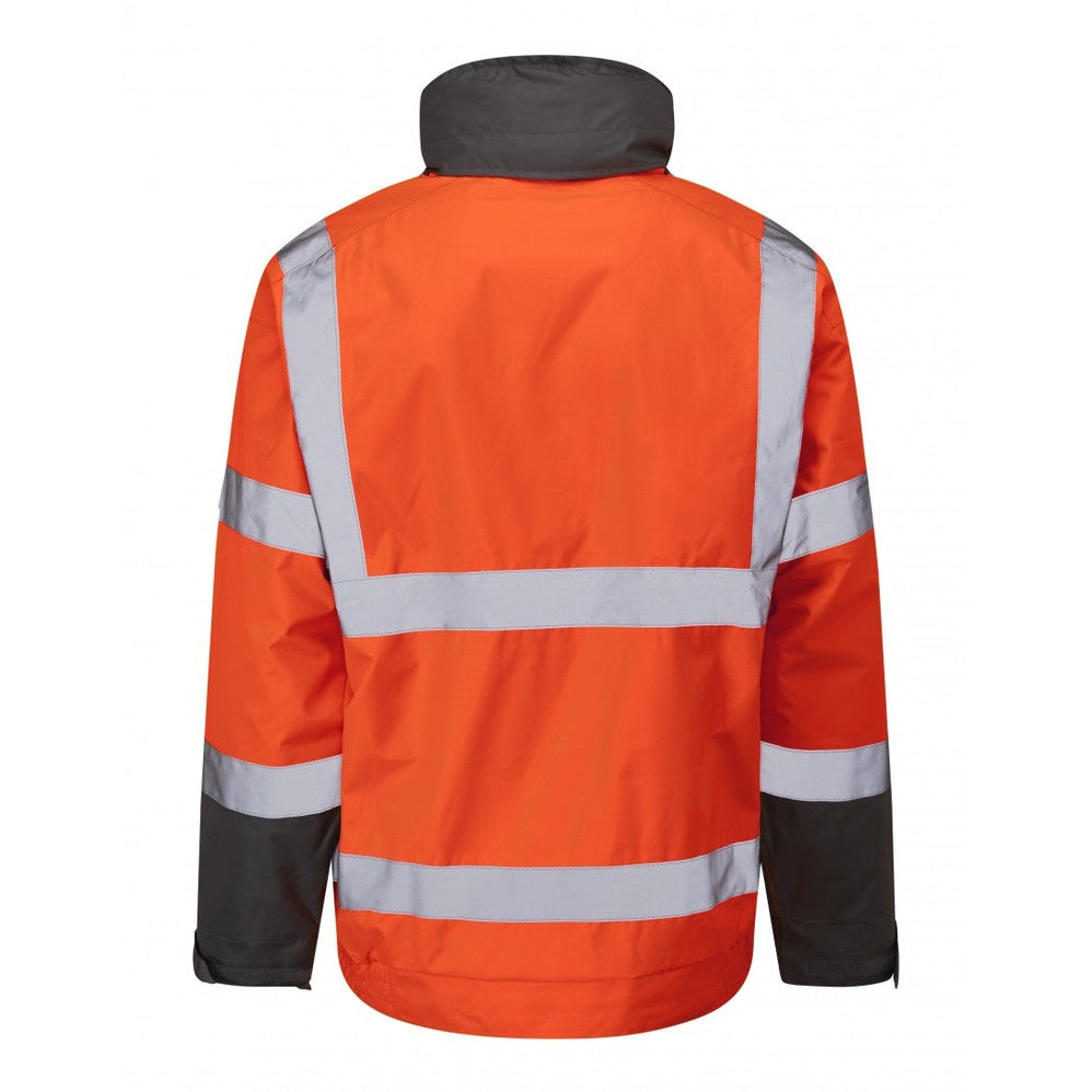 Leo Workwear CHIVENOR Leo EcoViz 4K Baffle Lined Bomber Jacket