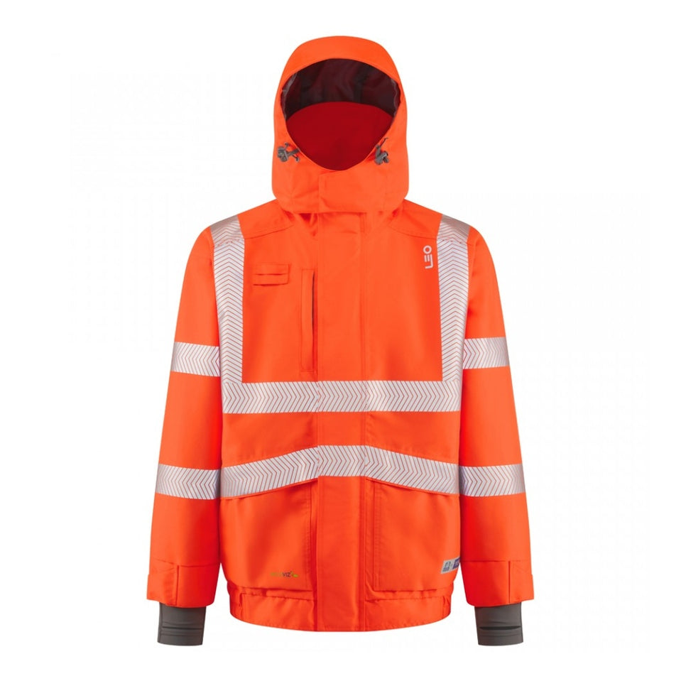 Leo Workwear DARTMOOR Leo EcoViz 15K Performance + Breathable Bomber Jacket