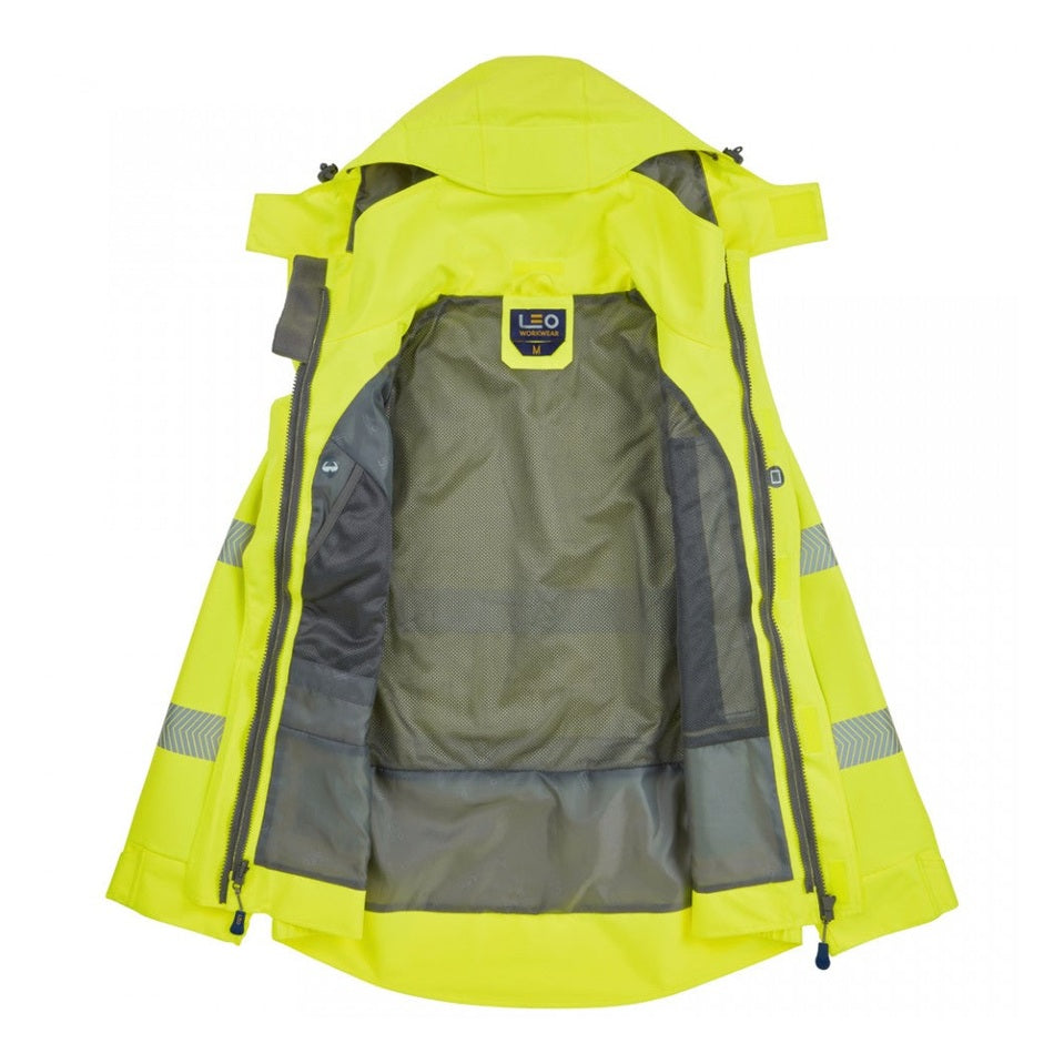 Leo Workwear DARTMOOR Leo EcoViz 15K Performance + Breathable Bomber Jacket