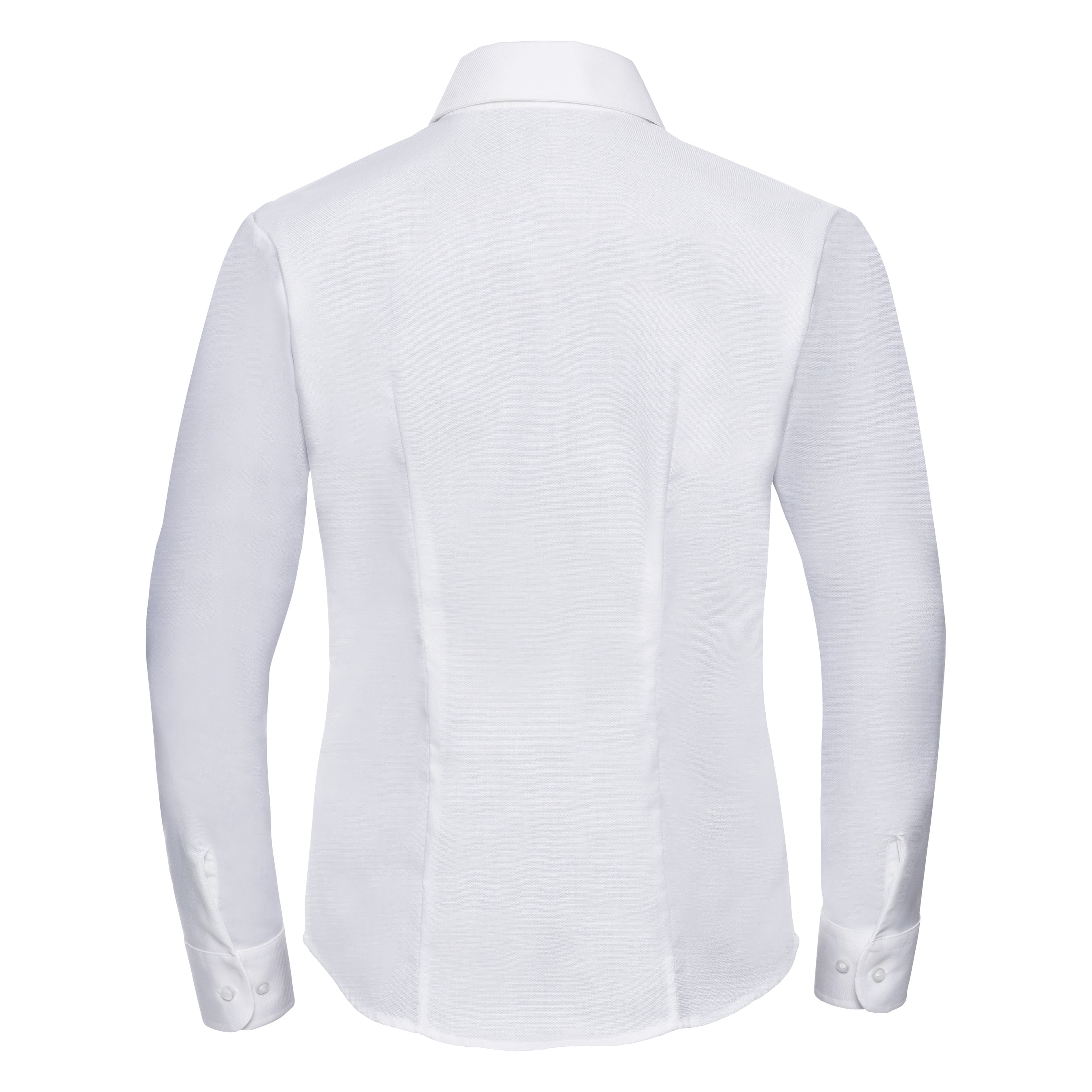 Russell Collection Women's Long Sleeve Easycare Oxford Shirt