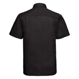 Russell Collection Short Sleeve Polycotton Easycare Poplin Shirt