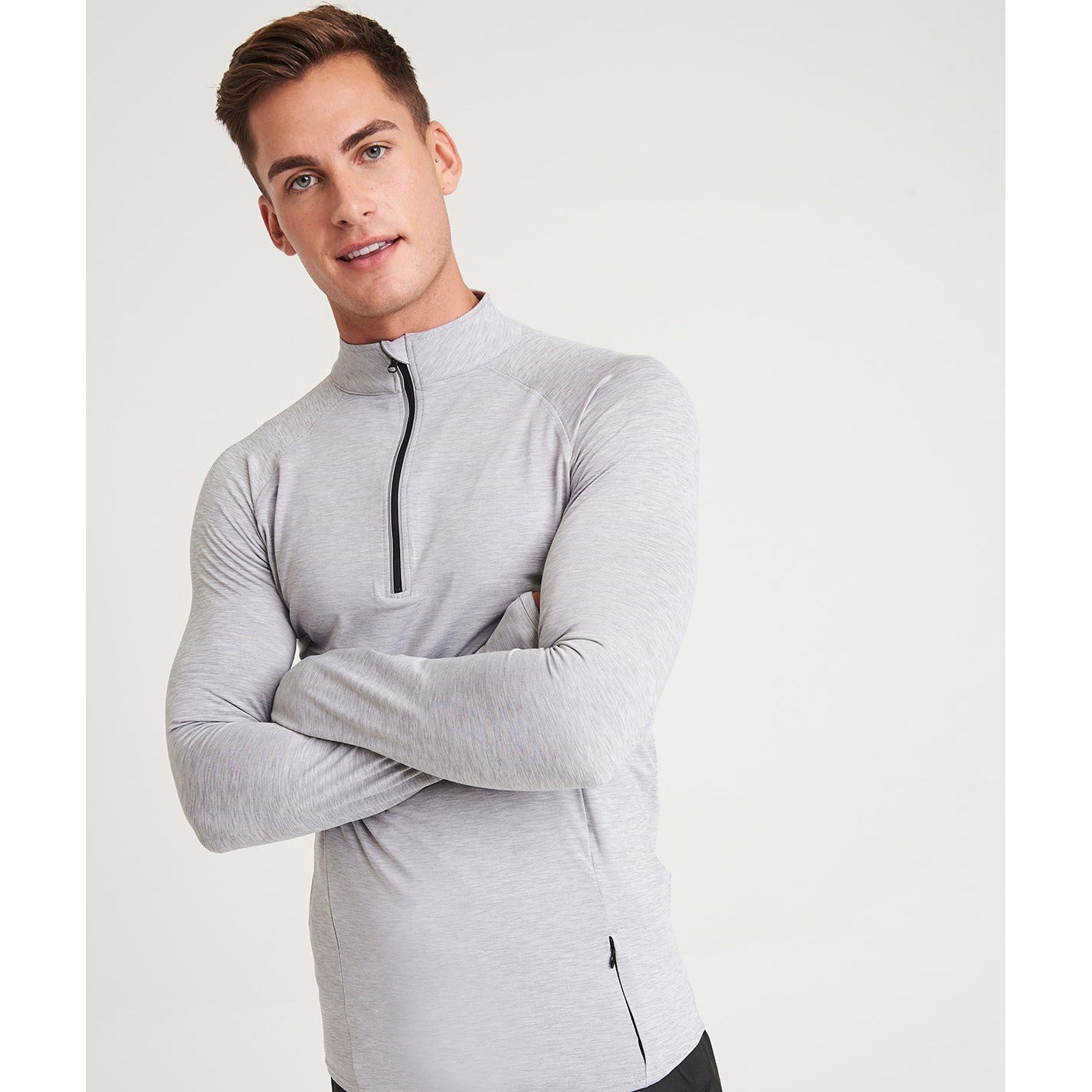 Awdis Just Cool Cool Flex Long Half-Zip Top