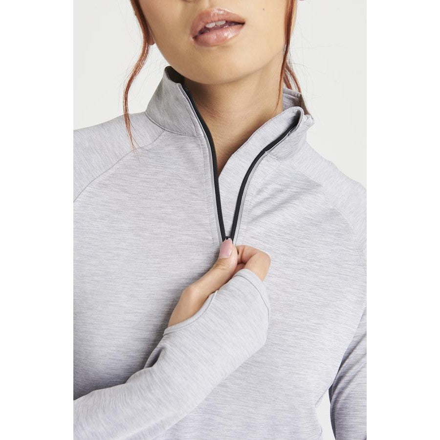 Awdis Just Cool Women's Cool Flex Long Half-Zip Top