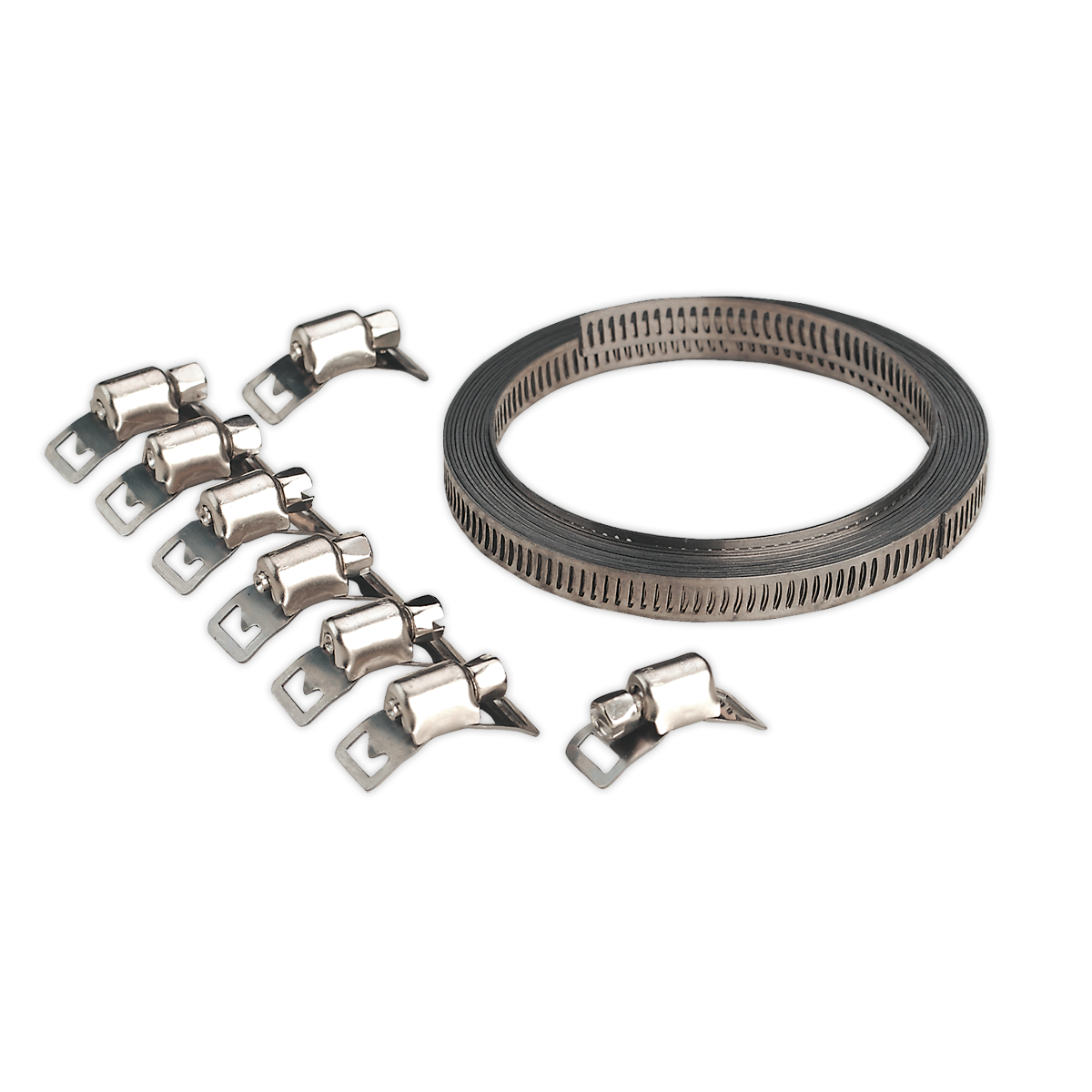Sealey Hose Clip Set Self-Build 8mm Band Width