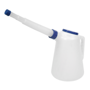 Sealey Oil Container with Blue Lid & Flexible Spout 5L