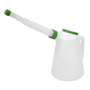 Sealey Oil Container with Green Lid & Flexible Spout 5L