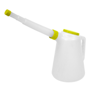 Sealey Oil Container with Lime Lid & Flexible Spout 5L