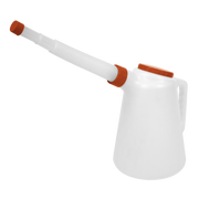 Sealey Oil Container with Red Lid & Flexible Spout 5L