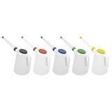 Sealey Oil Containers with Lid & Flexible Spout 5L - Set of 5