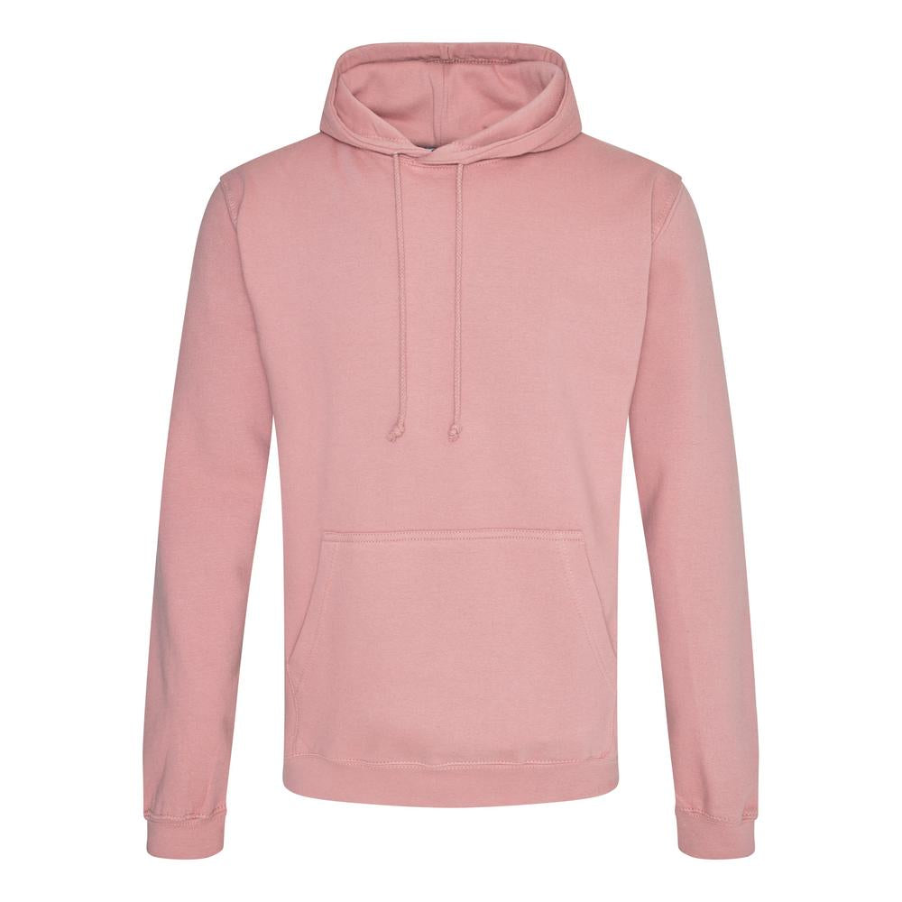 Awdis Just Hoods College Hoodie - Dusty Pink