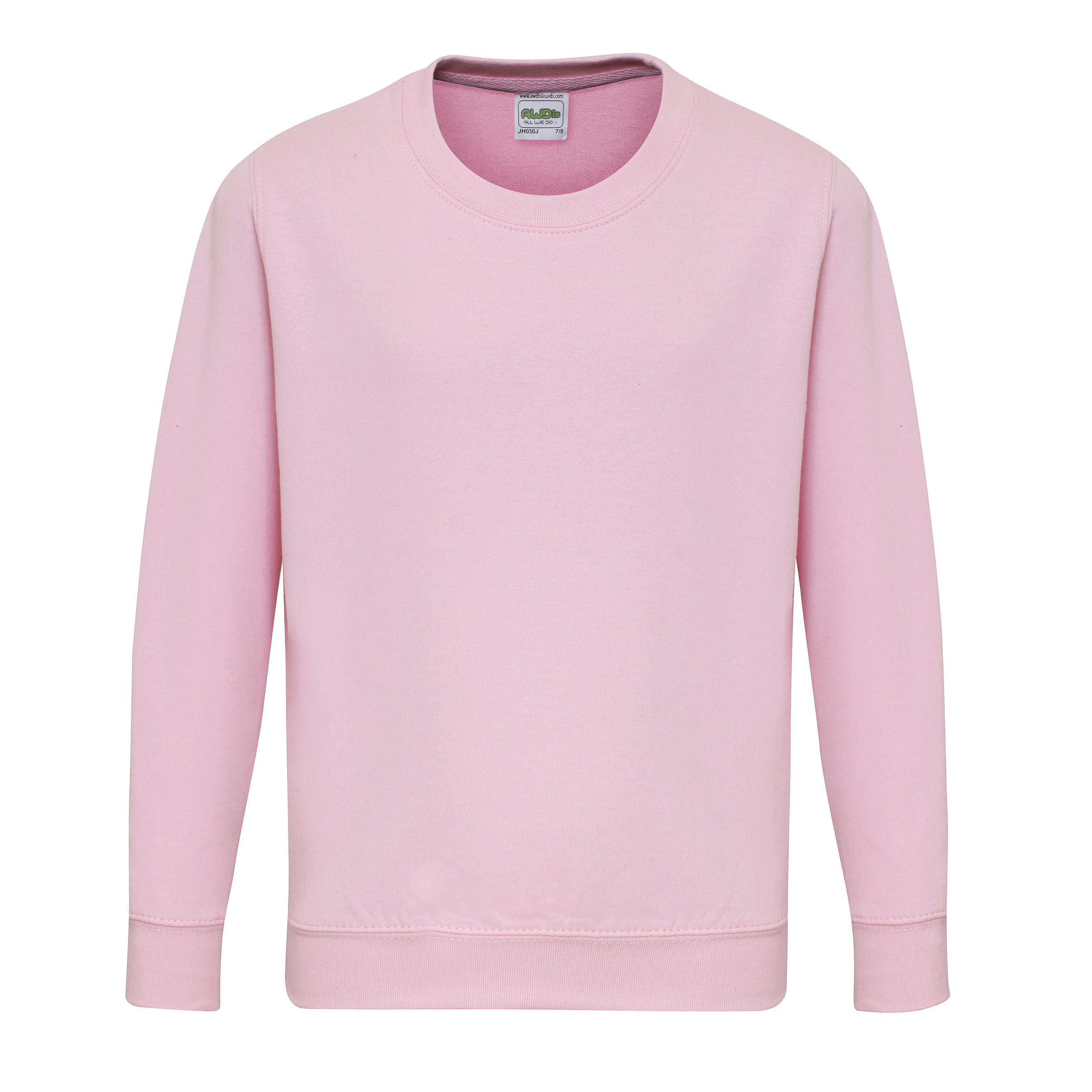Awdis Just Hoods Kids Awdis Sweatshirt - Baby Pink