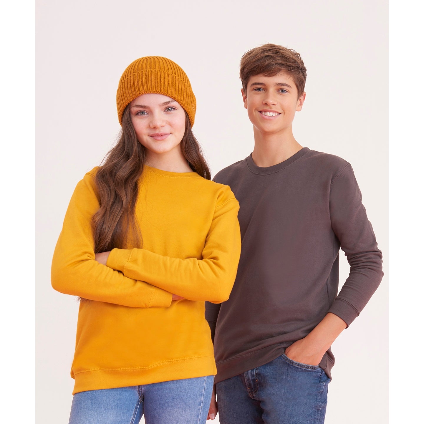 Awdis Just Hoods Kids Awdis Sweatshirt - Dusty Green