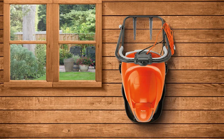 FLYMO EasiGlide 360 – Hover Collect Lawnmower for Easy Mowing & Storage