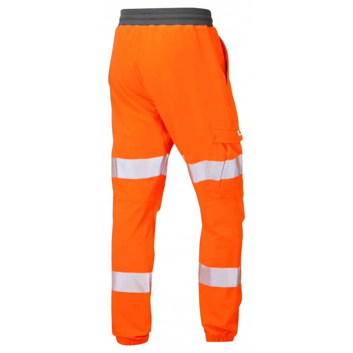 Leo Workwear HAWKRIDGE Leo EcoViz High Performance 4X Stretch Trouser- Hi-Vis Orange