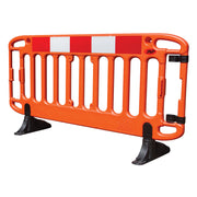 JSP Frontier 2m Blow Moulded Road Traffic Barrier with Black Anti-Trip Feet