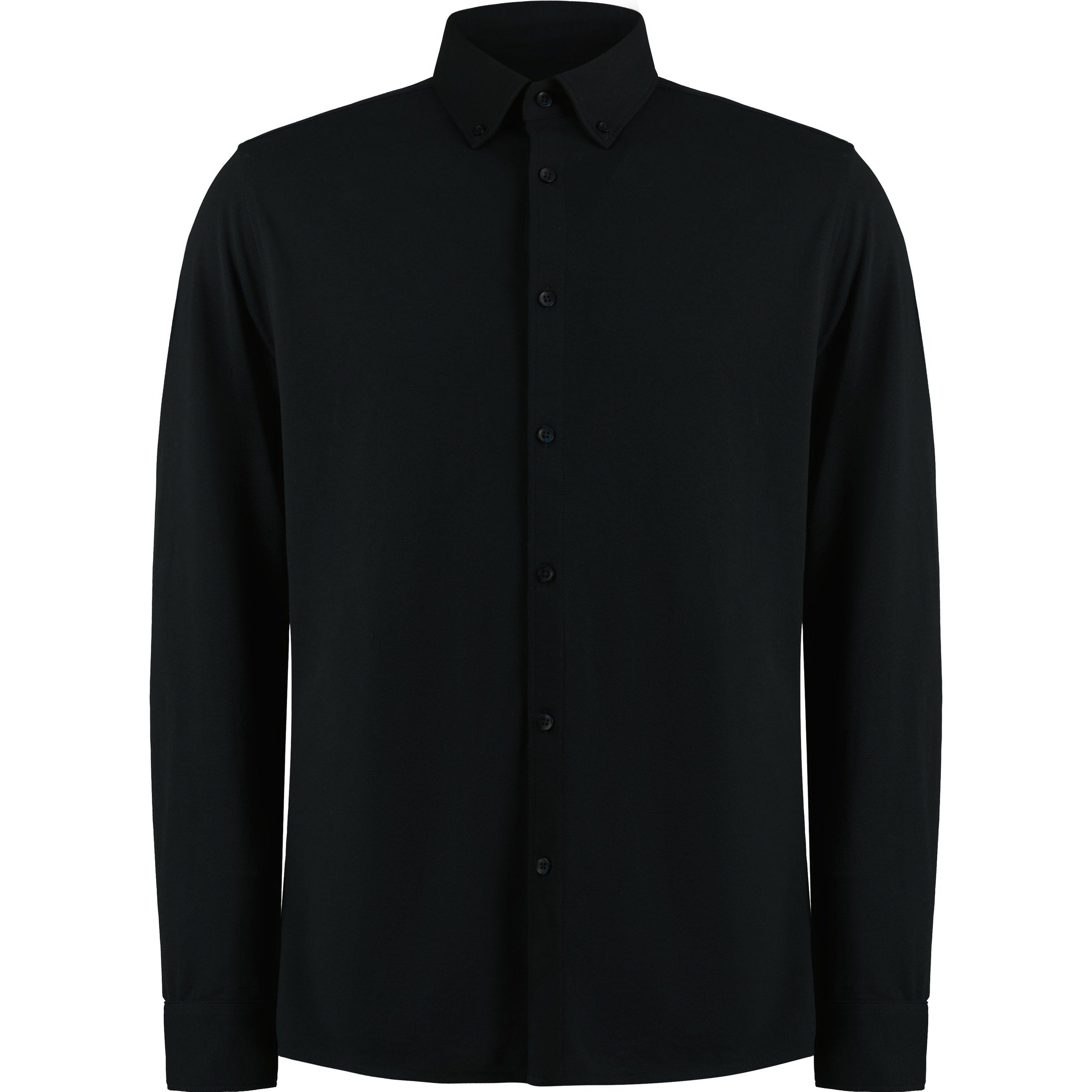Kustom Kit Long Sleeve Superwash® 60° Piqué Shirt (Tailored Fit)