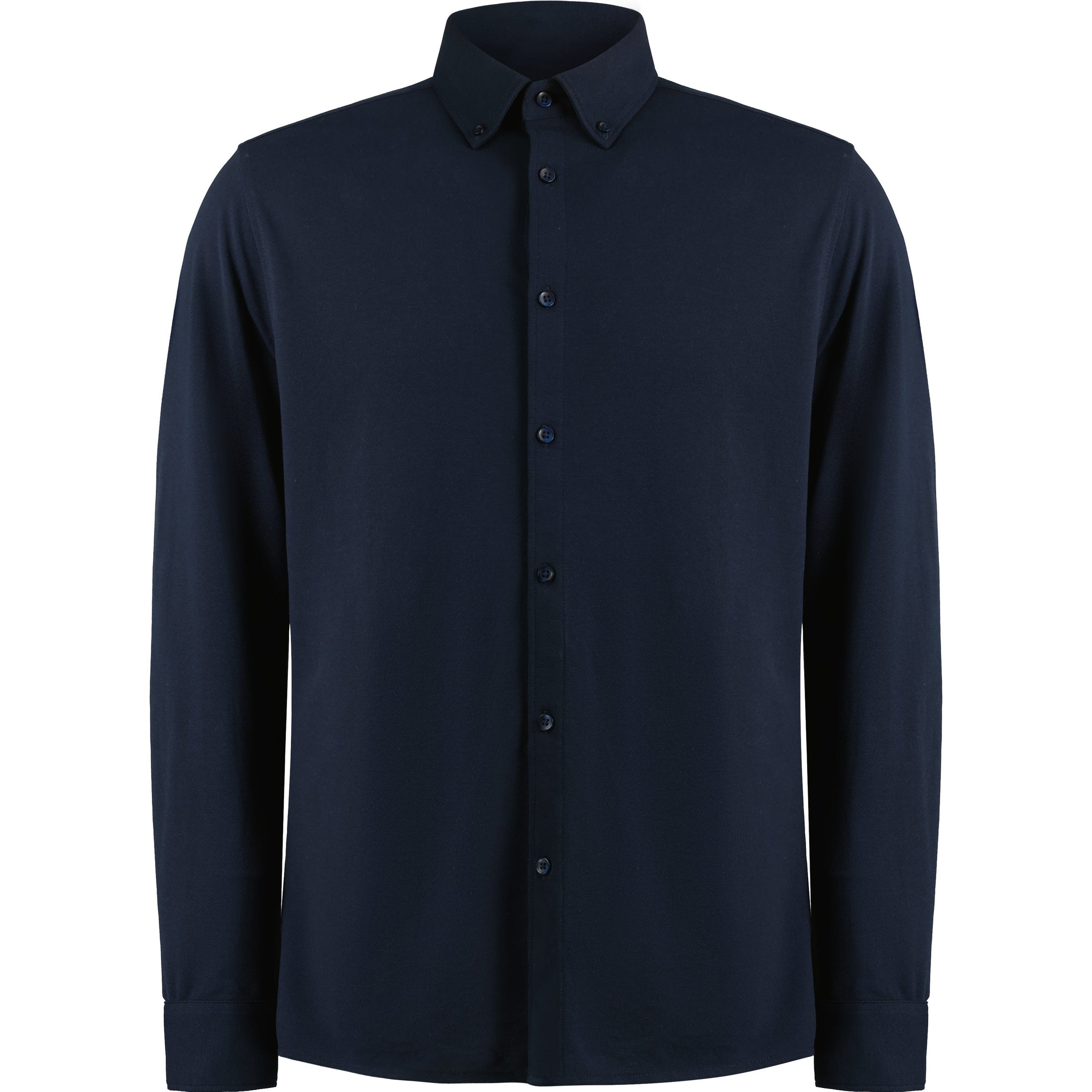 Kustom Kit Long Sleeve Superwash® 60° Piqué Shirt (Tailored Fit)