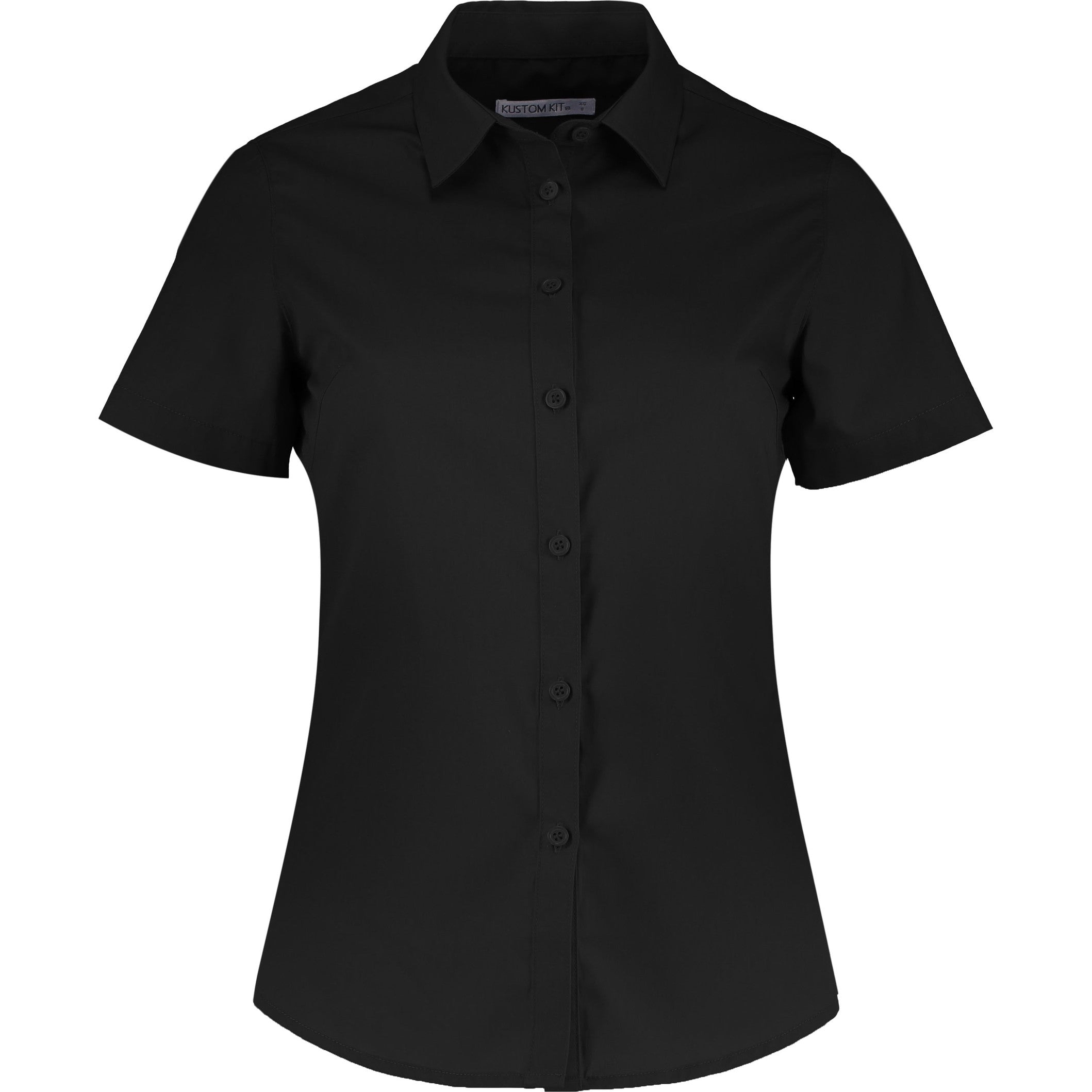 Kustom Kit Women's Poplin Shirt Short Sleeve