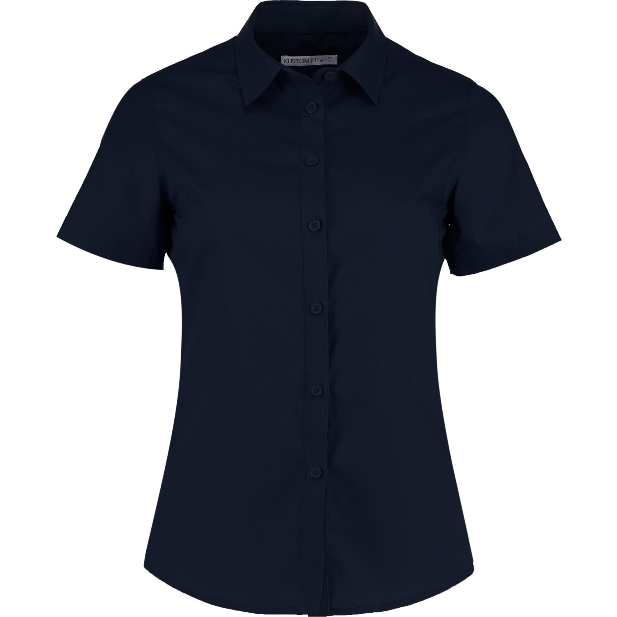 Kustom Kit Women's Poplin Shirt Short Sleeve