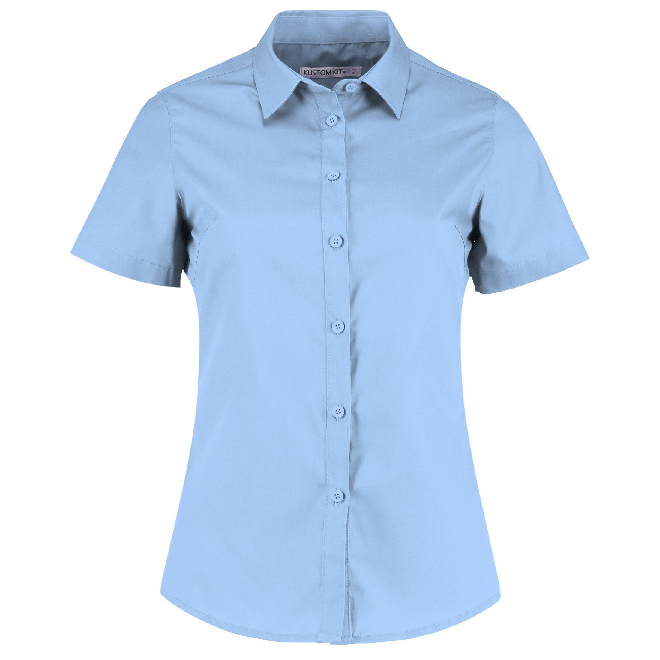 Kustom Kit Women's Poplin Shirt Short Sleeve
