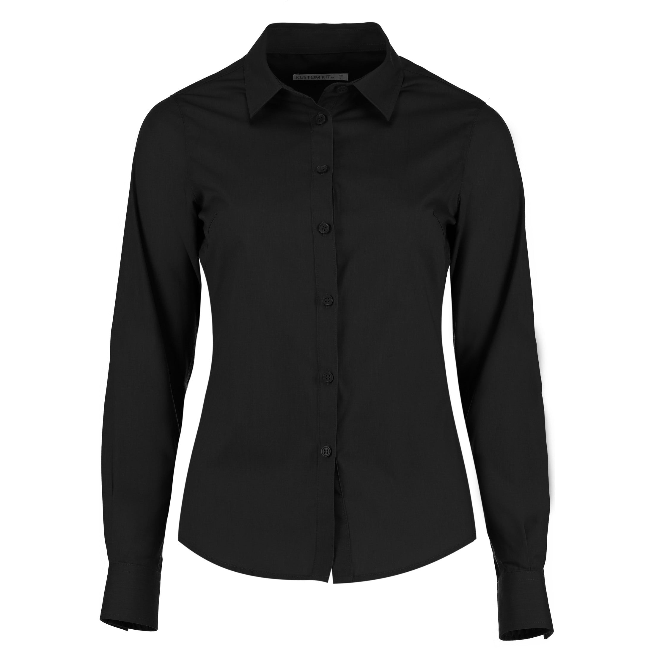 Kustom Kit Women's Poplin Shirt Long Sleeve