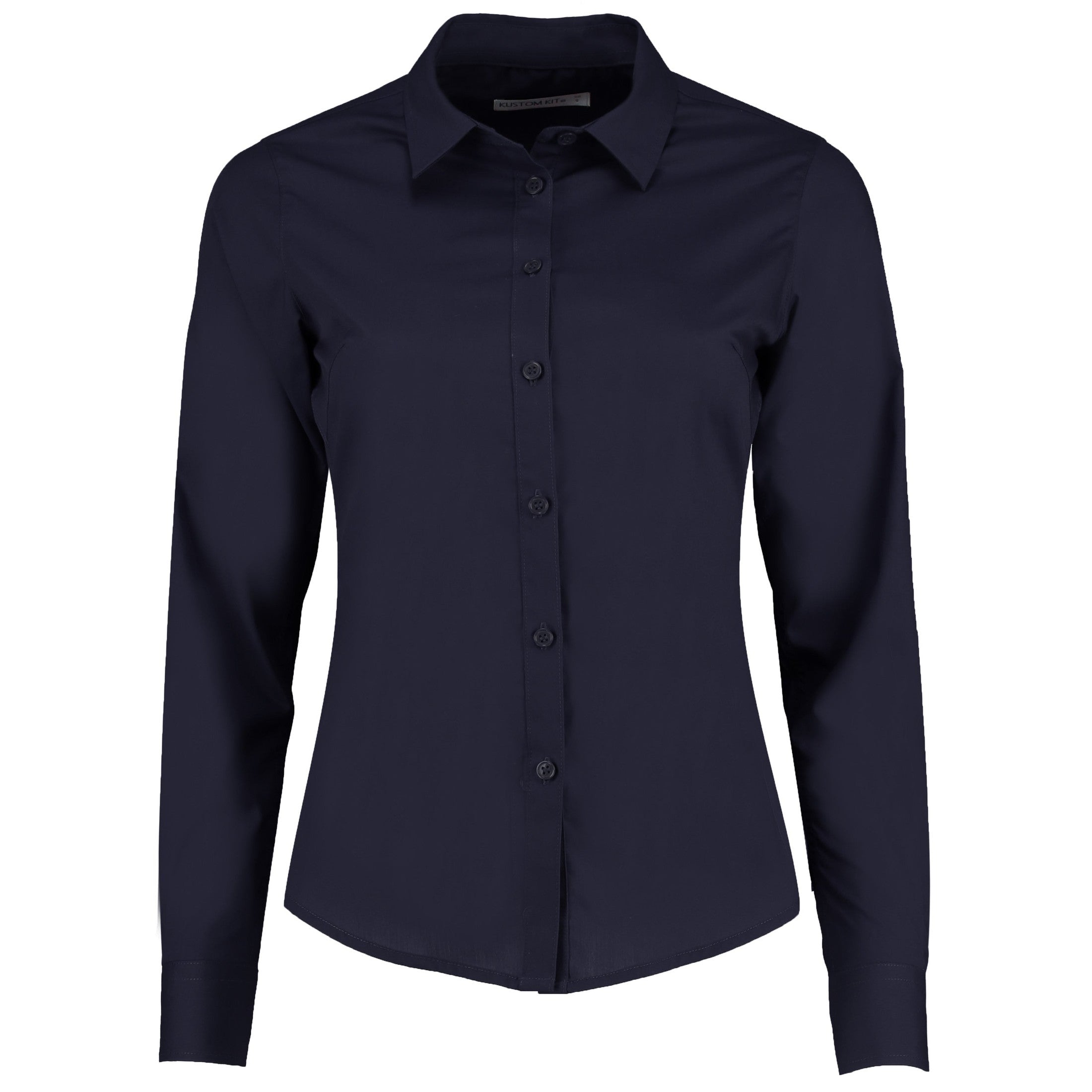 Kustom Kit Women's Poplin Shirt Long Sleeve