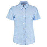 Kustom Kit Women's Workplace Oxford Blouse Short-Sleeved (Tailored Fit)