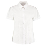 Kustom Kit Women's Workplace Oxford Blouse Short-Sleeved (Tailored Fit)