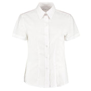Kustom Kit Women's Workplace Oxford Blouse Short-Sleeved (Tailored Fit)