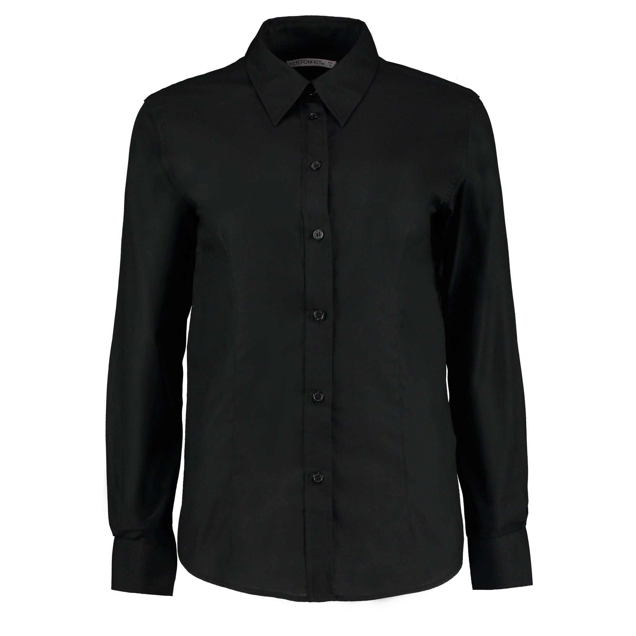 Kustom Kit Women's Workplace Oxford Blouse Long-Sleeved (Tailored Fit)