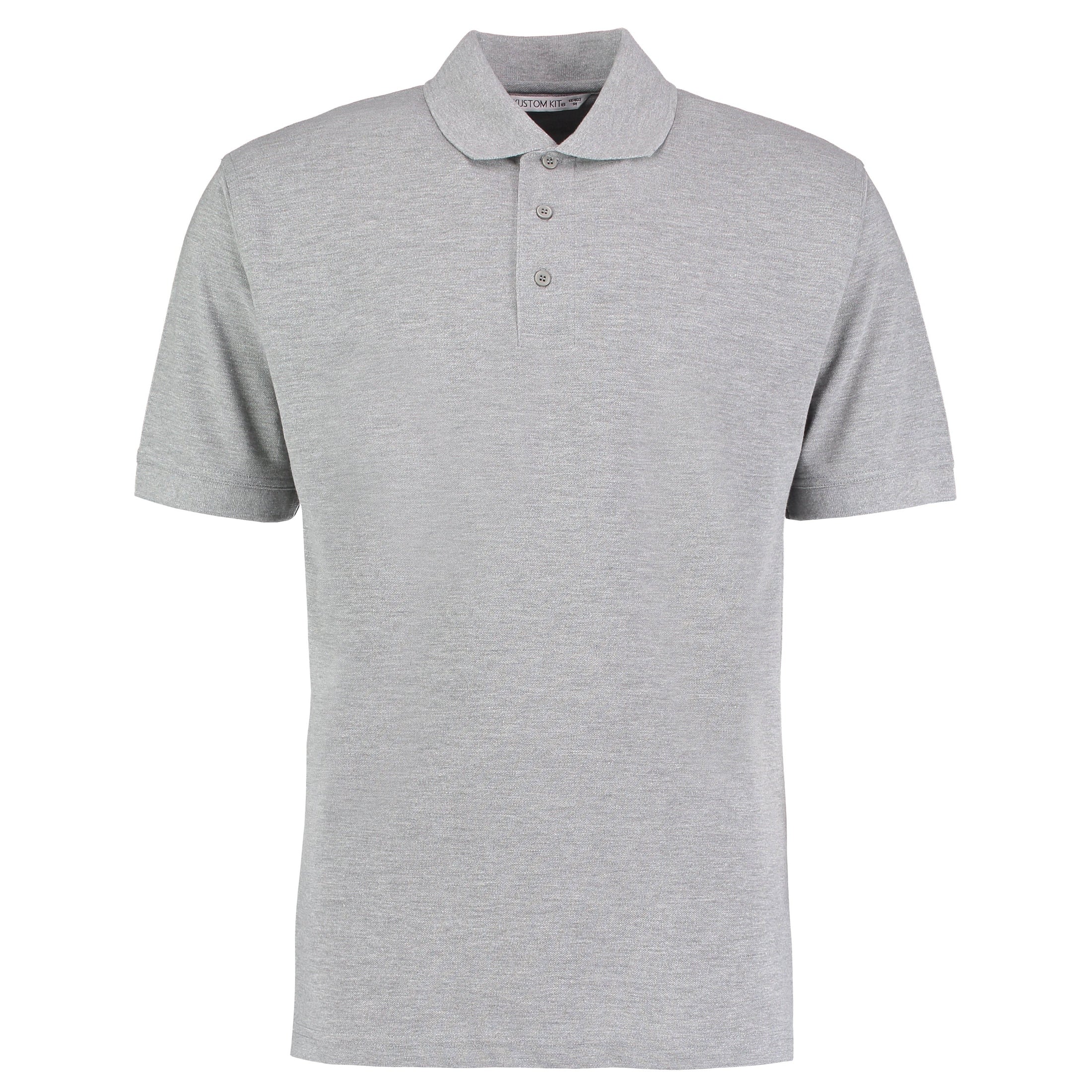 Kustom Kit Klassic Polo With Superwash® 60°C (Classic Fit) - Heather Grey