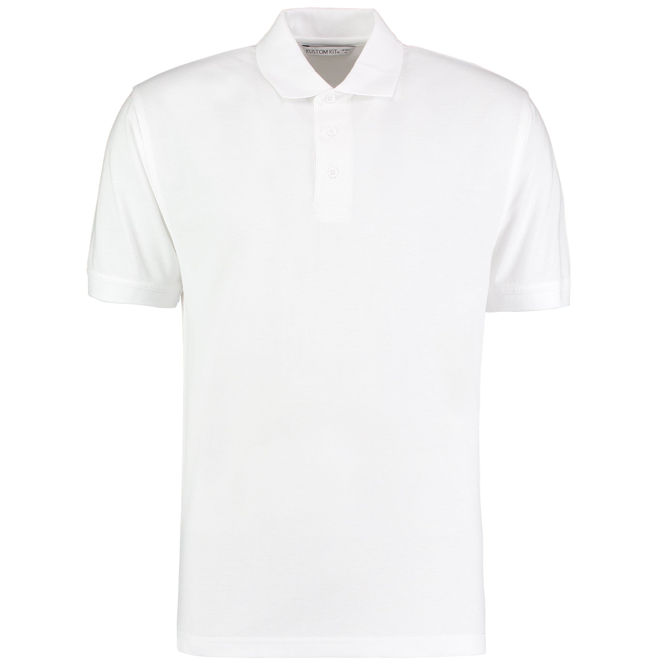 Kustom Kit Klassic Polo With Superwash® 60°C (Classic Fit) - White