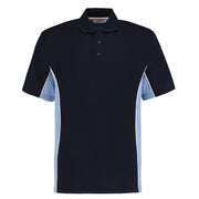 Kustom Kit Track Polo (Classic Fit) - Navy/Light Blue/White